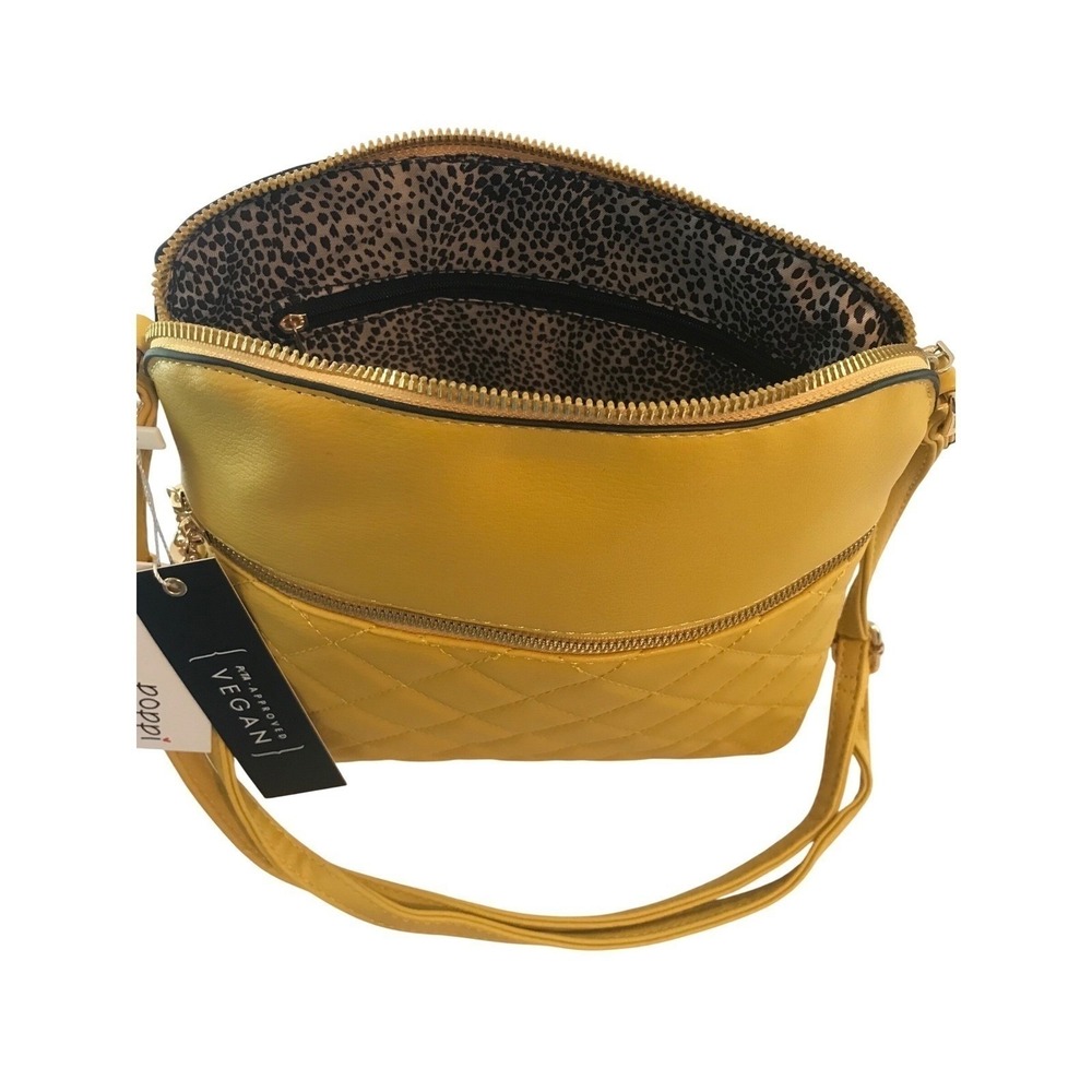 Quilted Crossbody Bag - Vegan Leather - Picture 7 of 9